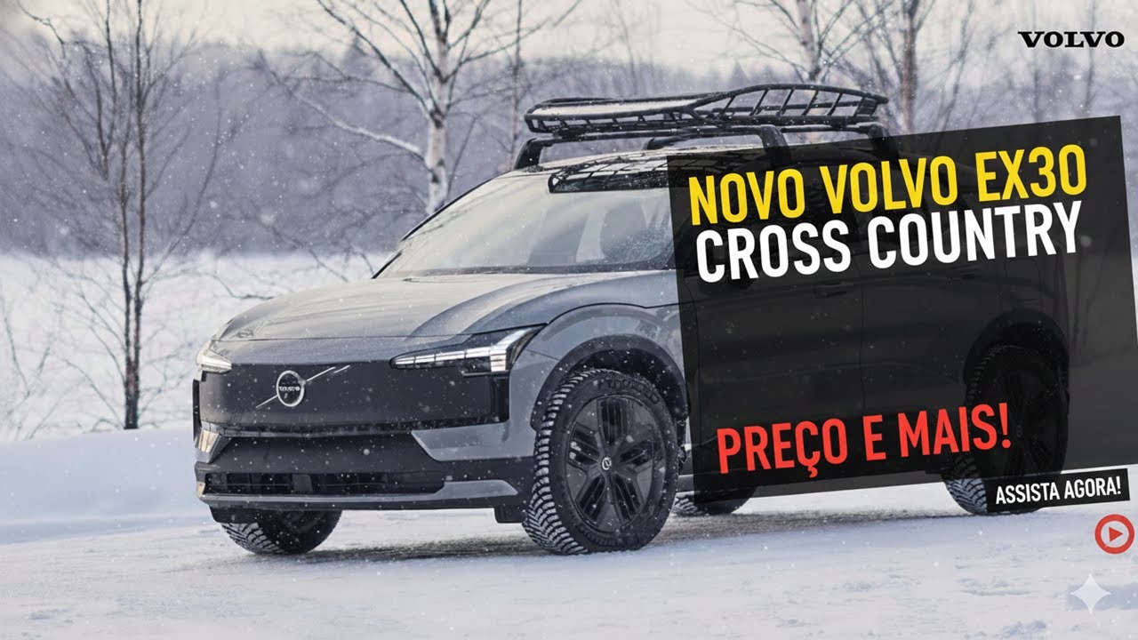 Volvo EX30 Cross Country chega ao Brasil com 428 cv! Preço e detalhes