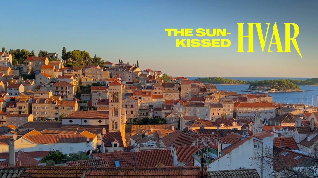 Hvar, MUST-SEE city in Croatia, Walking Tour - 4K HDR