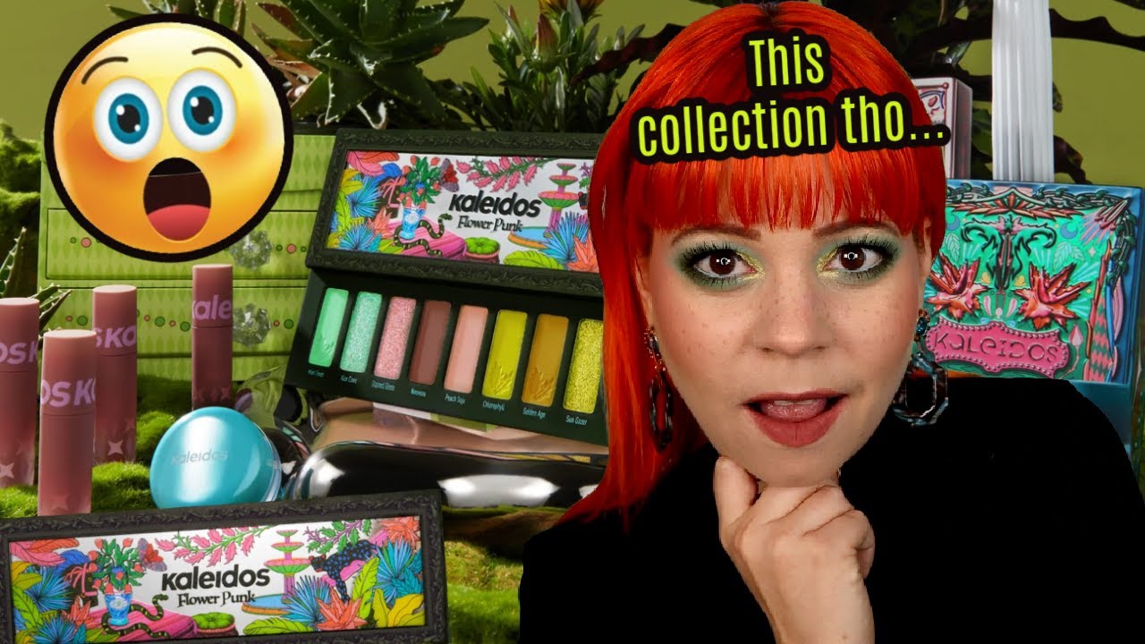 Kaleidos Flower punk collection - full overview, swatches and try on!