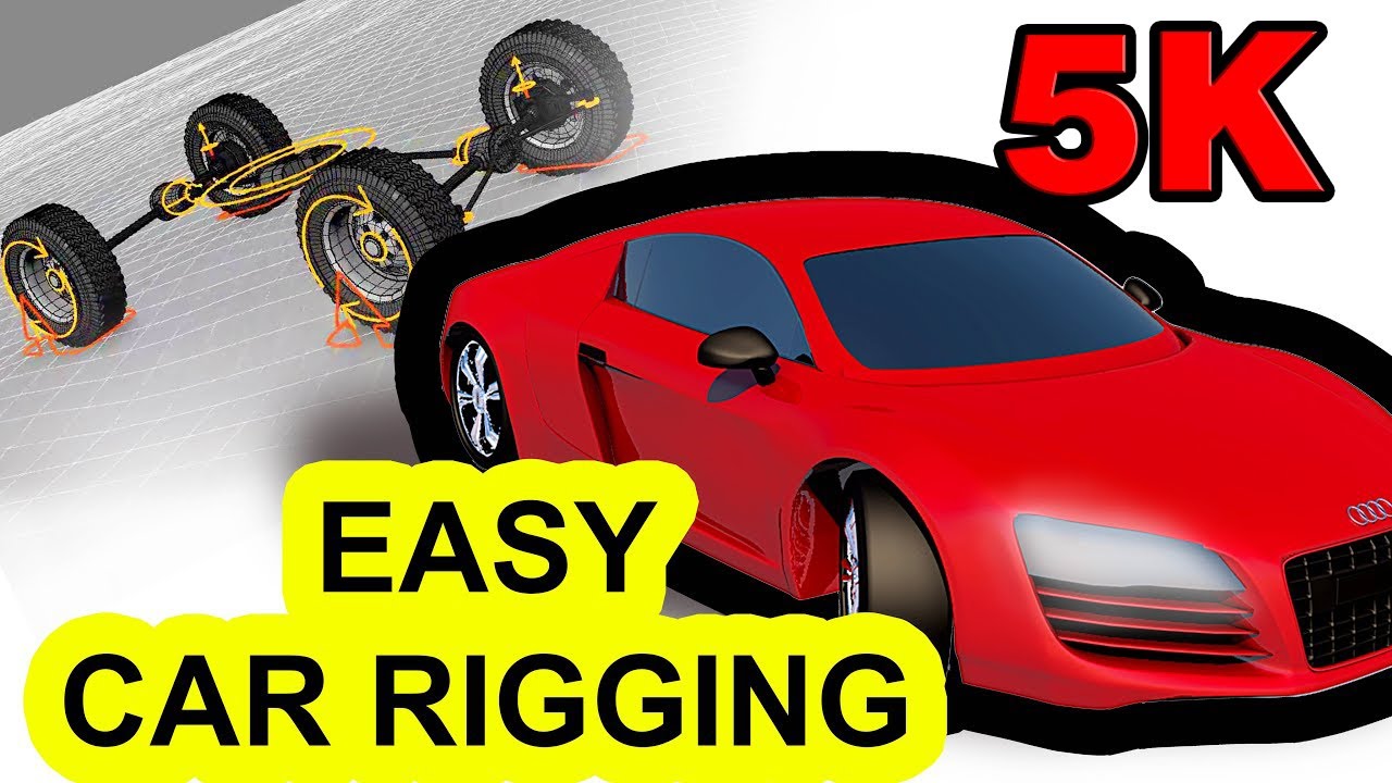Easy way to Rig Car in Cinema 4D : Tutorial