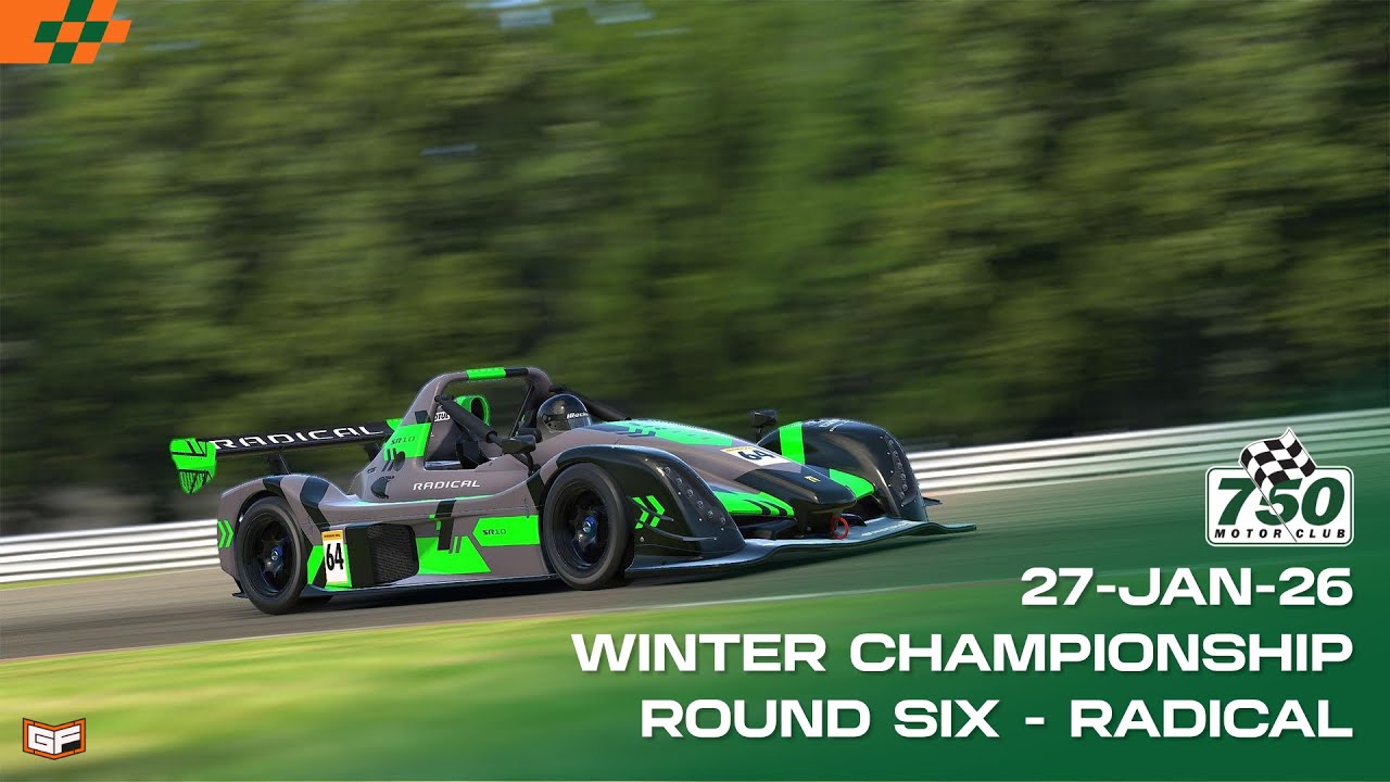 750MC Winter Sim Championship | 2025/26 Round Six - Silverstone GP - Radical SR8