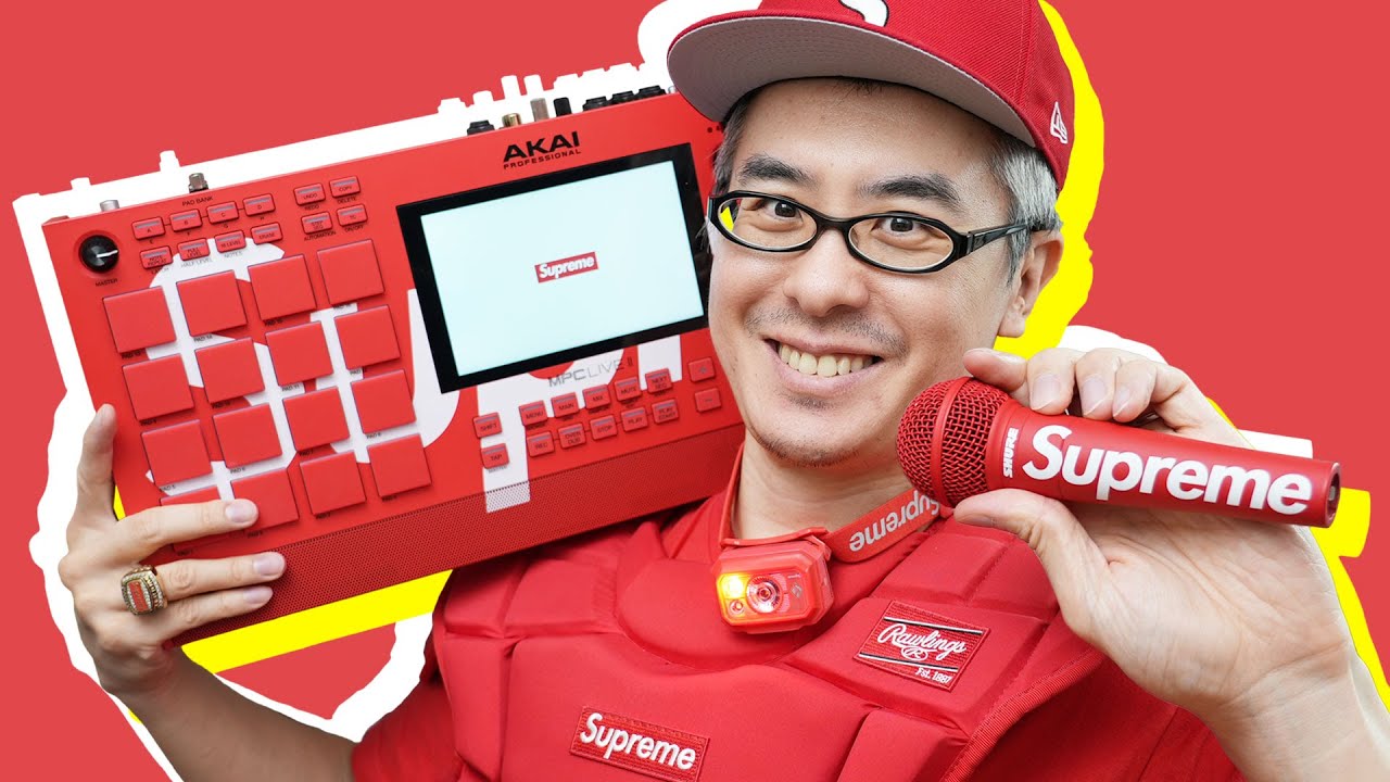 【赤すぎワロタｗｗｗ】AKAI MPC LIVE II のシュプリームモデルがめちゃくちゃ赤だった！