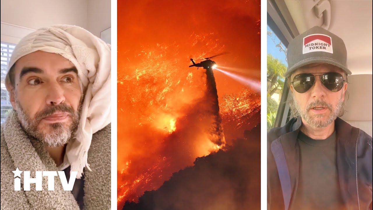 Russell Brand, David Spade & Other Celebs' React To California Wildfires