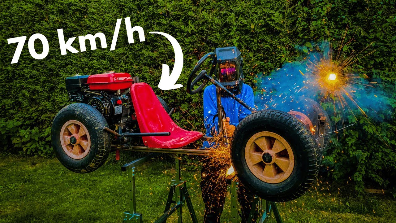 Budget GOKART mit 6,5 PS einfach selber bauen! Folge 1