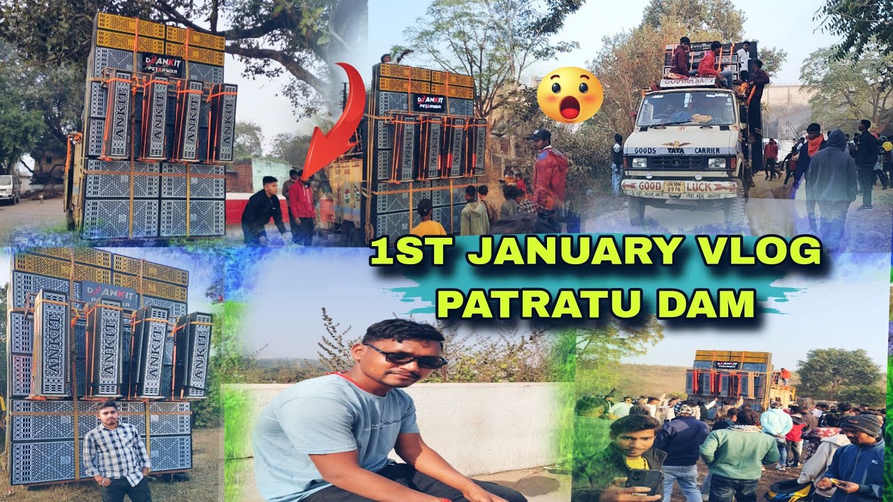 1st January Vlog Patratu Dam // Dj Ankit Production Petarwar // Full Vlog Video