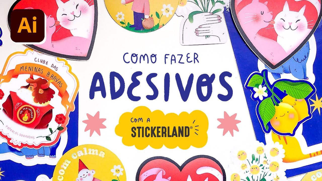 Como faço adesivos no Illustrator ✸