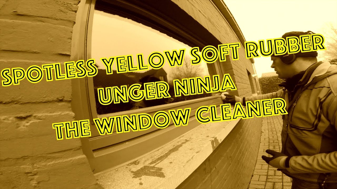 Window Cleaning Yellow Soft Rubber