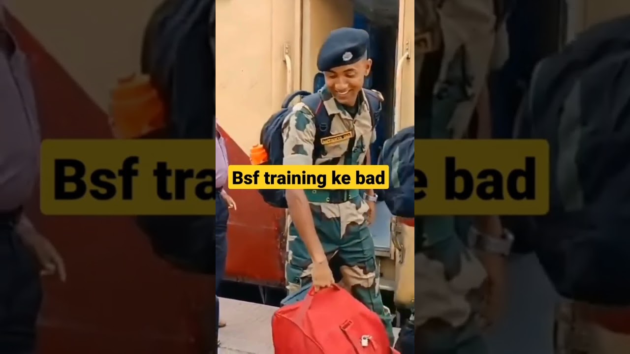 bsf training ke baad home | #bsf training video indian army attitude tera phitur jab se chad gaya re