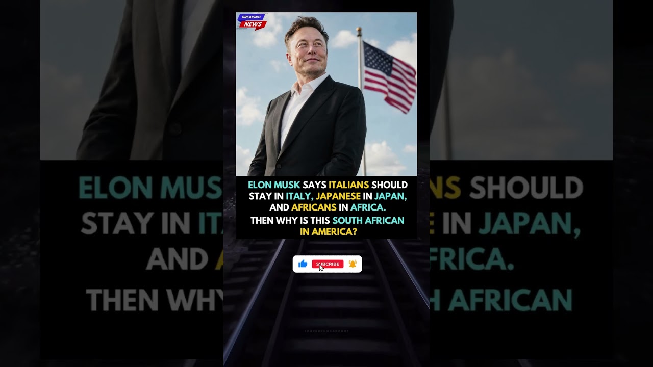 Elon Musk Viral Statement Sparks Global Debate | Immigration & National Identity Discussion