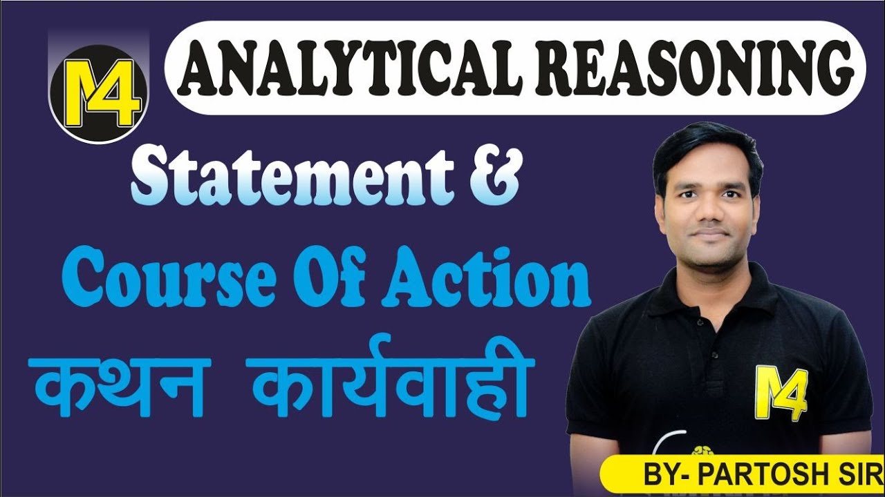 MP Police Reasoning Revision| MP Police Reasoning | statement and  course of action | by Partosh Sir
