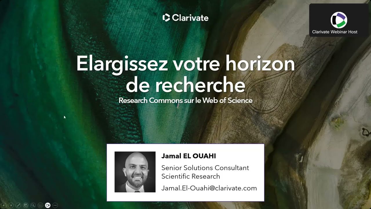 Élargir votre perspective: Research Commons sur la plateforme Web of Science