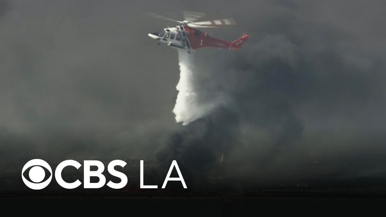 Breaking News: Massive fire at cold storage facility in Boyle Heights