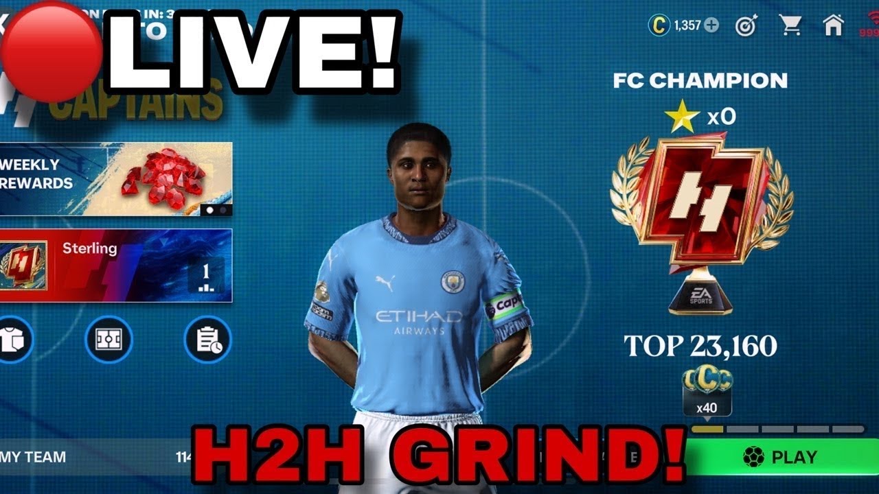 🔴LIVE‼️ H2H GRIND! ROAD TO TOP 100 - FC MOBILE