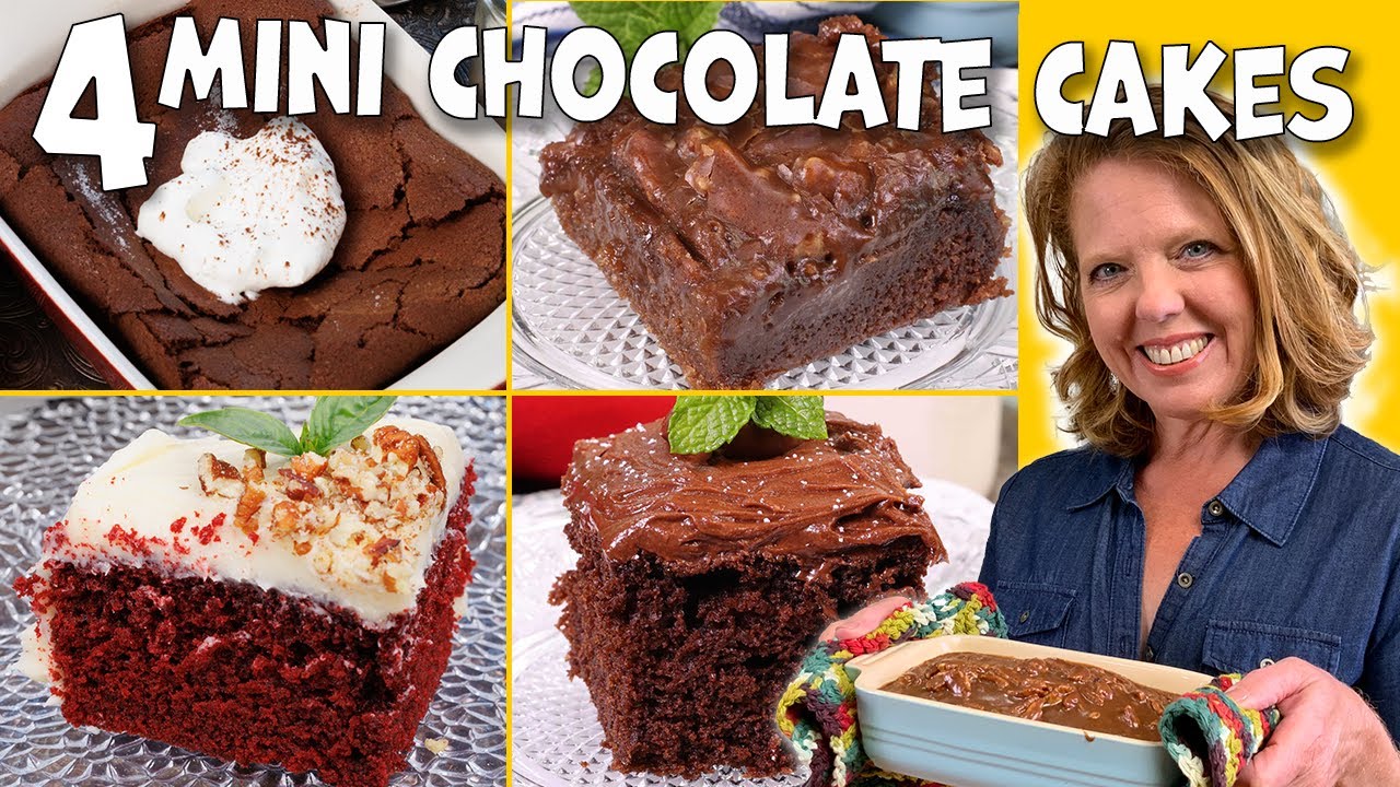 4 Mini Chocolate Cakes - Cure Your Craving - Dessert For One