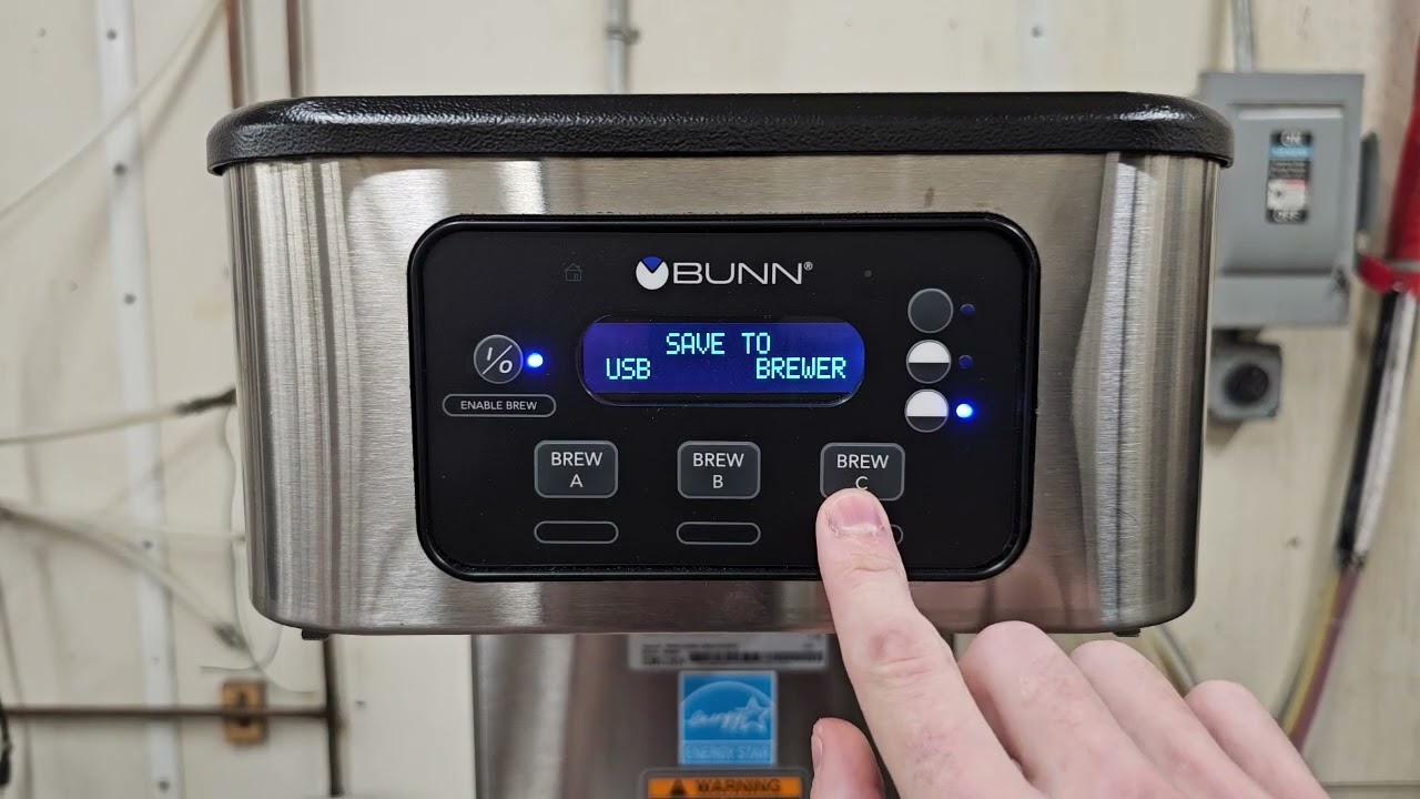 Bunn ICB Recipe Install Using a Flash Drive