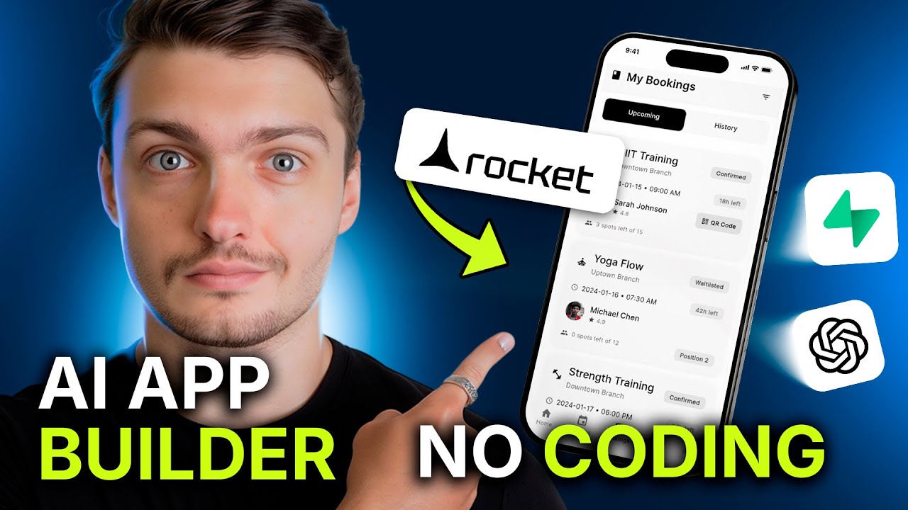 The EASIEST Way To Build Your Mobile App in minutes | Rocket.new