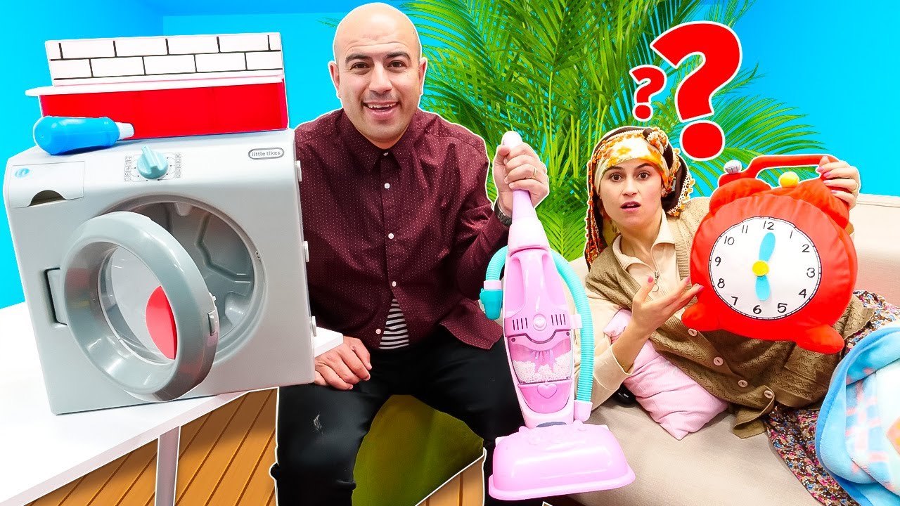 Komik video. Reyhan Abla ve İskender'in sabah rutini. Eğlenceli video