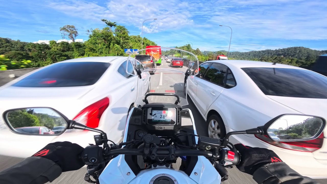 NX500 | Beginner | Malaysia | Ipoh to Penang | North-South Highway | Honda Big Wing Georgetown