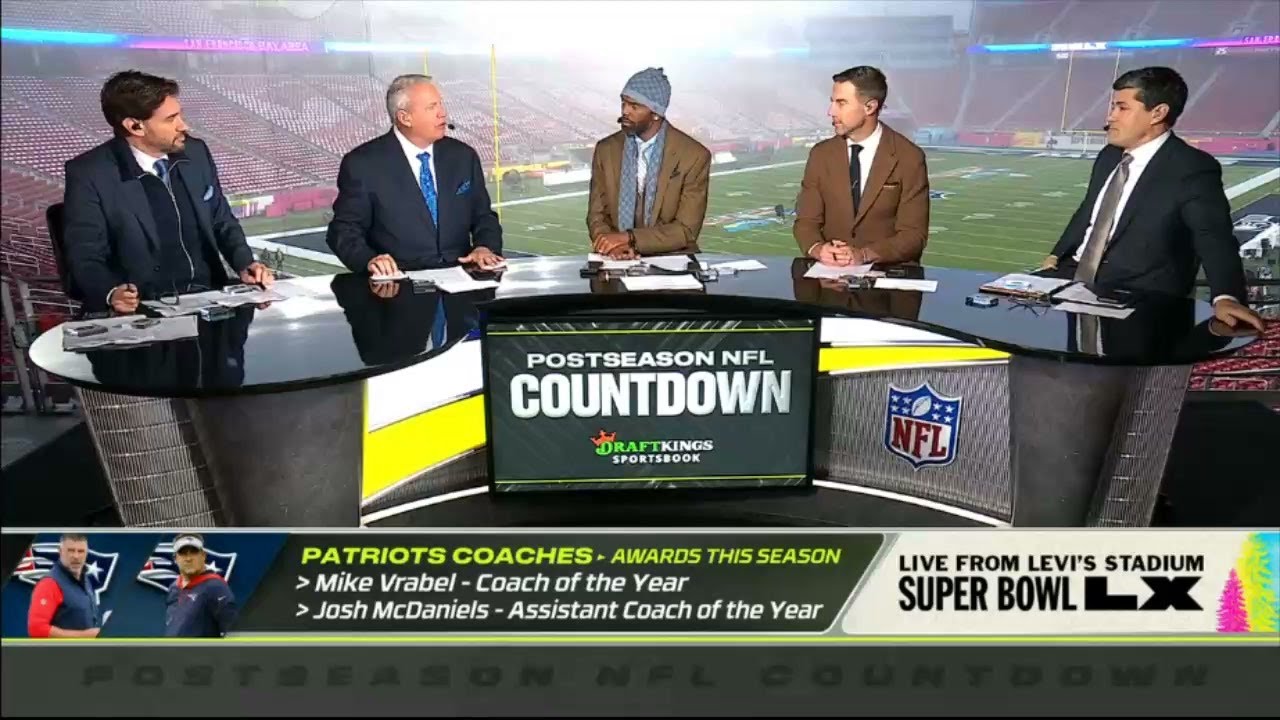 NFL Countdown | ESPN crew make his final prediction for Super Bowl LX: Patriots vs Seahawks