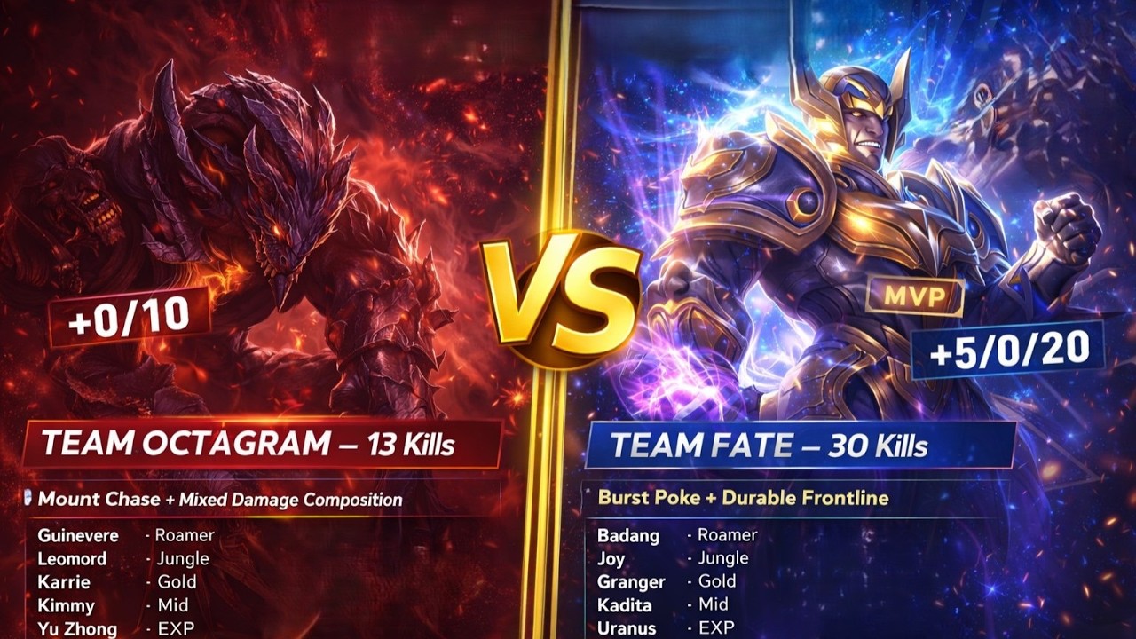 Tel-U Octagram vs Tel-U Fate