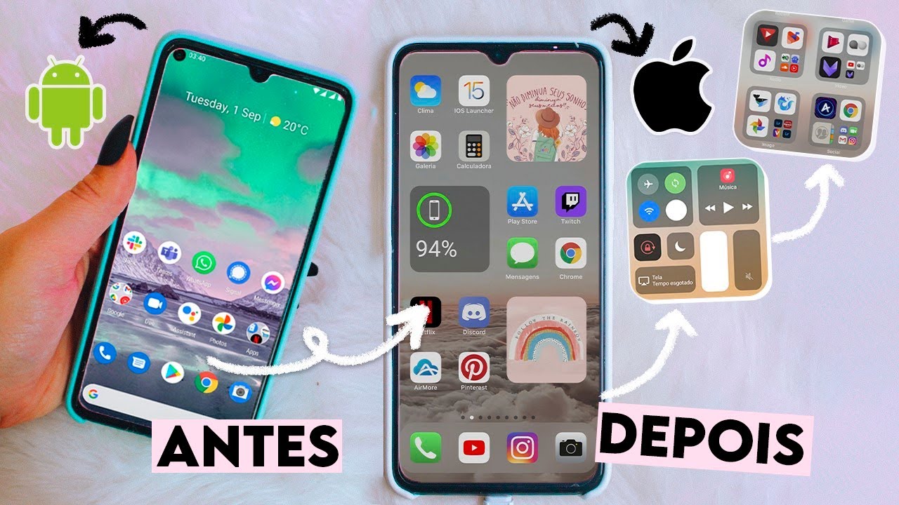 COMO TRANSFORMAR SEU ANDROID EM IPHONE