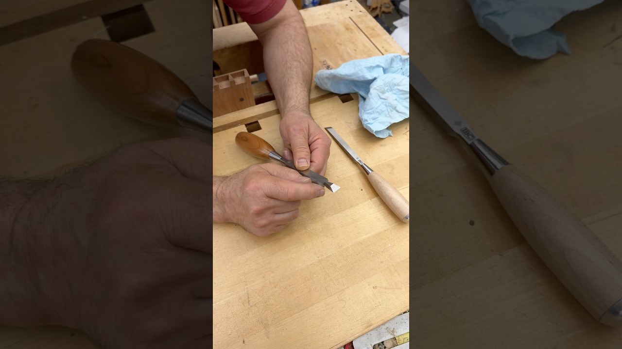 &laquo;Заточка полудюймового стамески&raquo; &mdash; лучший инструмент для обработки полудюймовых гнезд! #стамески ...