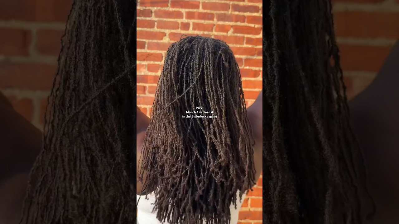 4 Years Loc’d ! Month 1 vs Year 4 with my sisterlocks 
