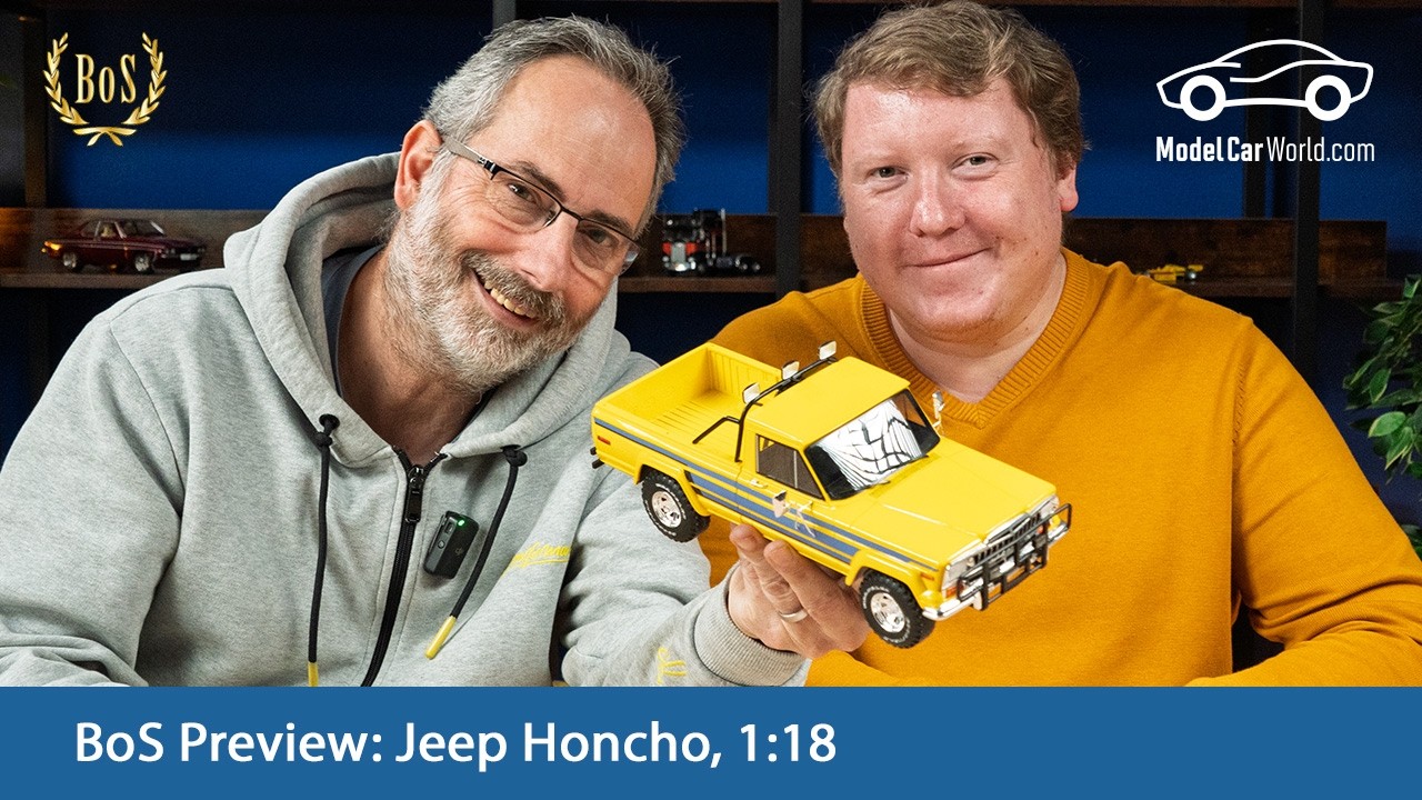 Erster Blick auf den BoS Jeep Honcho 1:18 – US-Pickup-Legende in der Preview!