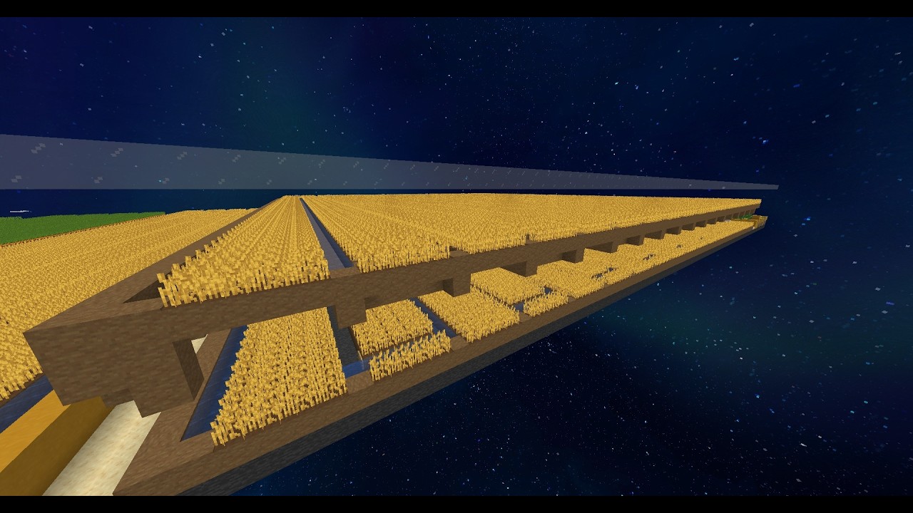 Simple, easy to build 2 key (W/S only) 1 plot looping wheat farm for pest farming