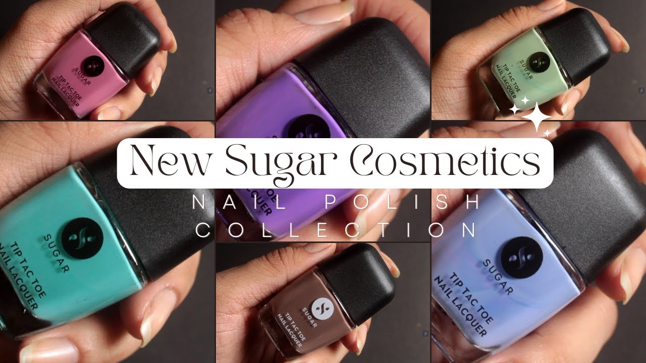 *New* Sugar Cosmetics Nail Polish Review & Swatches | Watch Before Buying | Enaildiaries