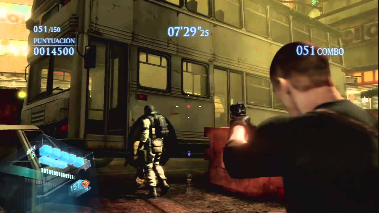 Resident Evil 6 - Mercenarios - Jake 150 combo
