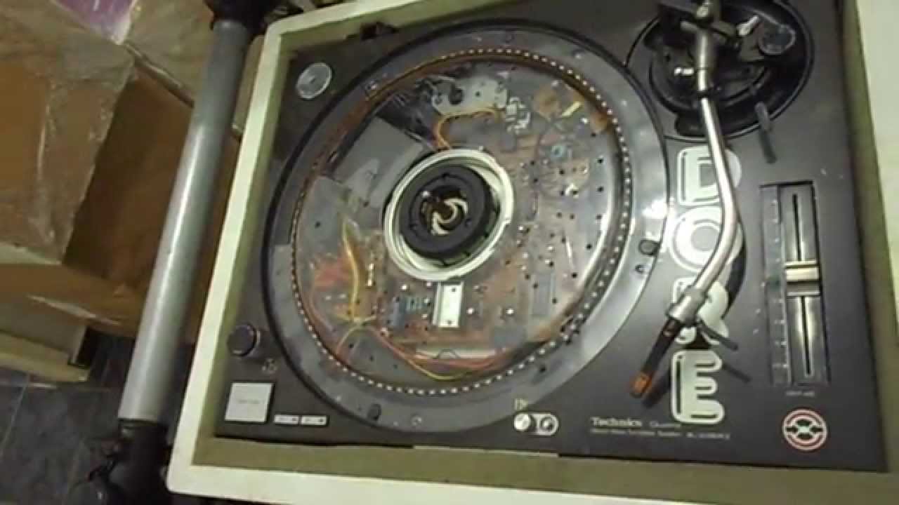iluminação de toca discos technics