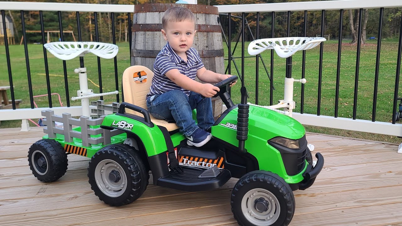 Arbeli 24 Volt Ride On Tractor #rideoncars #arbeli #powerwheels
