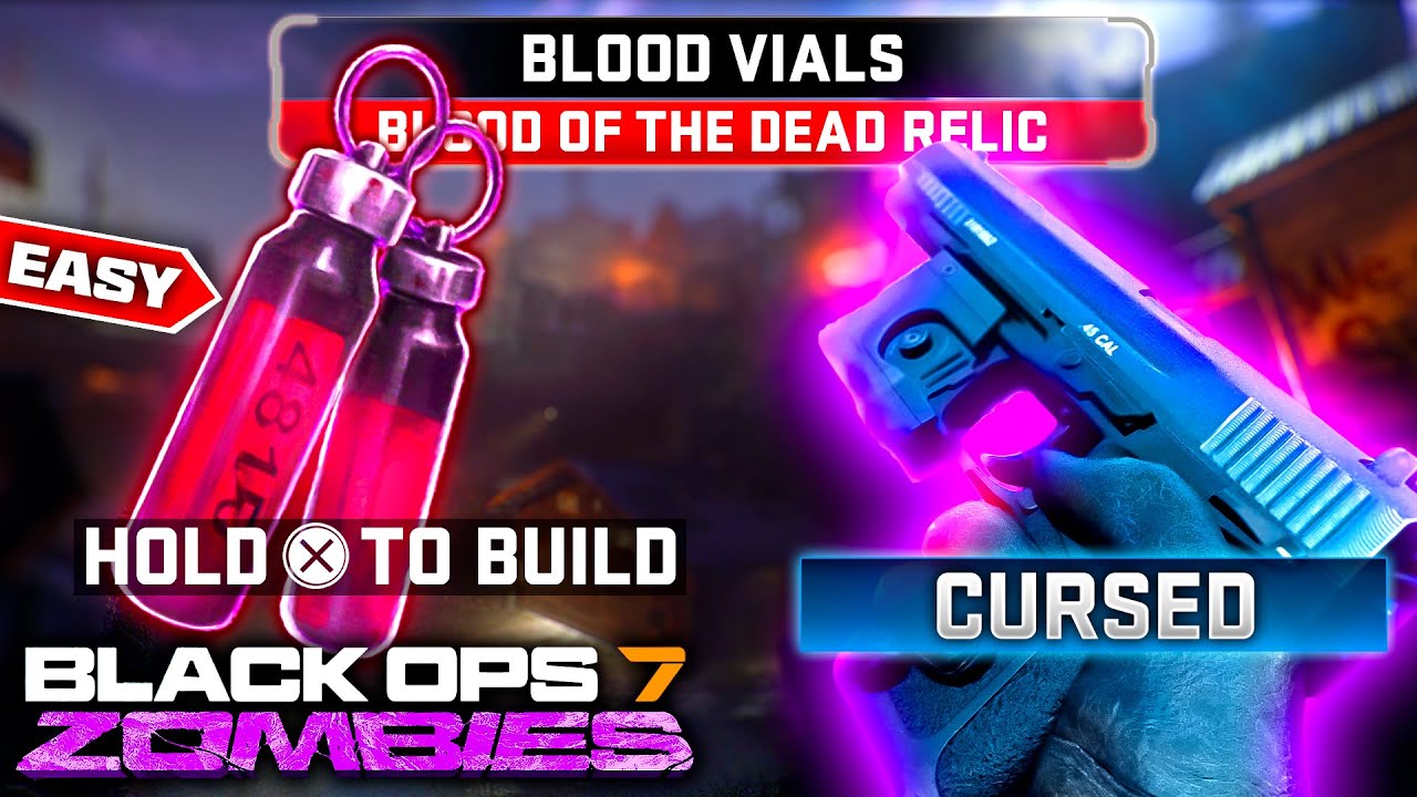 Как разблокировать реликвию «Флаконы крови» в режиме «Проклятие» в Black Ops 7 Zombies Ashes of t...