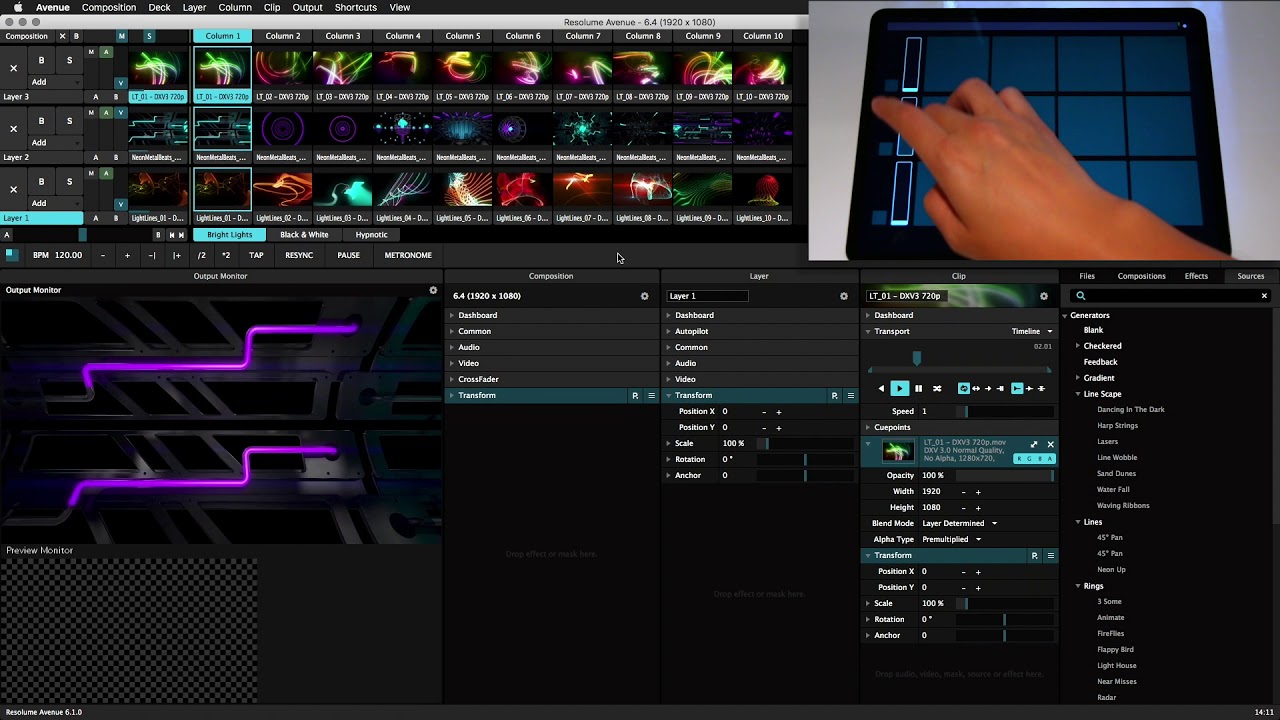 Resolume Video Training: 6.4 OSC Controllers