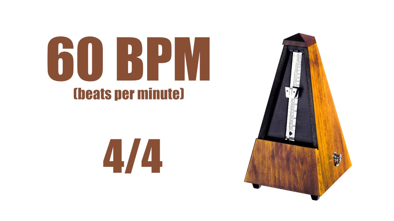 60 BPM Metronome 4/4 &ndash; Best Online Metronome 60 Beats Per Minute