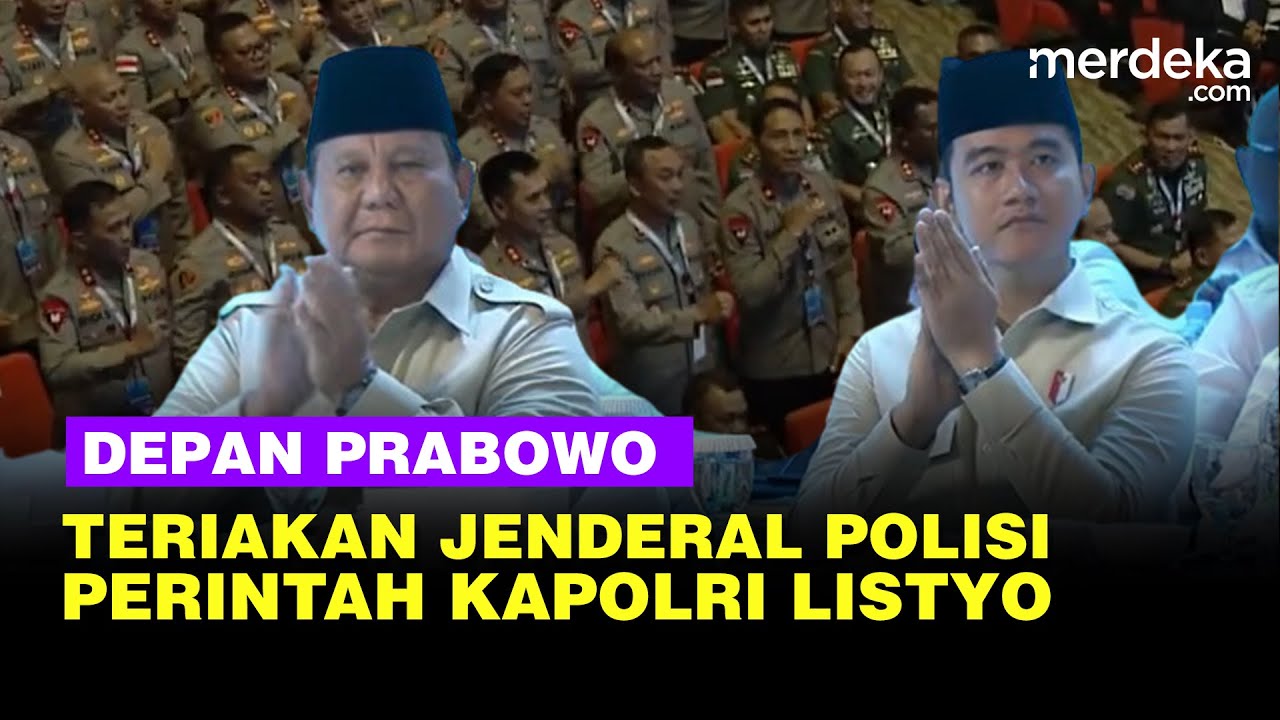 Ruangan Bergetar, Teriakan Jenderal Jenderal Polisi Depan Prabowo Usai Diperintah Kapolri Listyo
