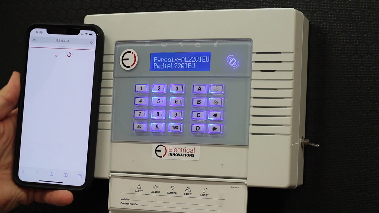 How to set-up wifi on a Pyronix Enforcer. Update old Wifi Settings after changing your router
