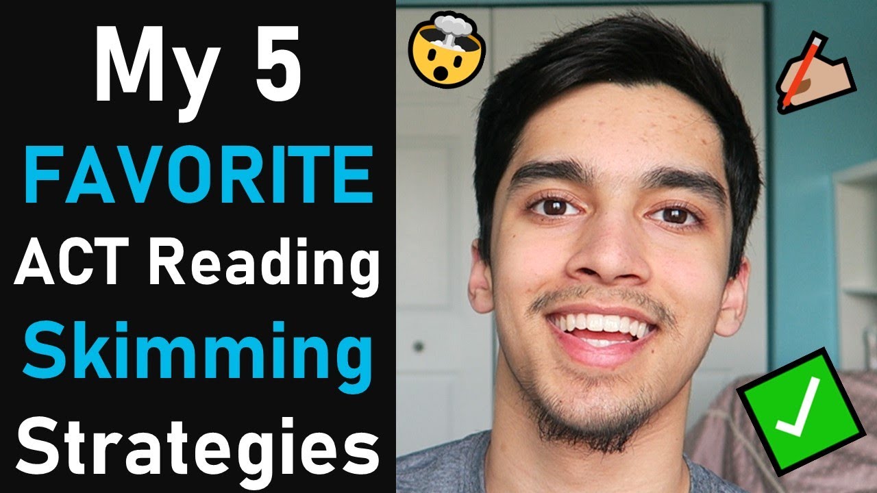 5 Ways to Skim on ACT® Reading | How to Read Faster AND Understand Everything in 2-3 Minutes!