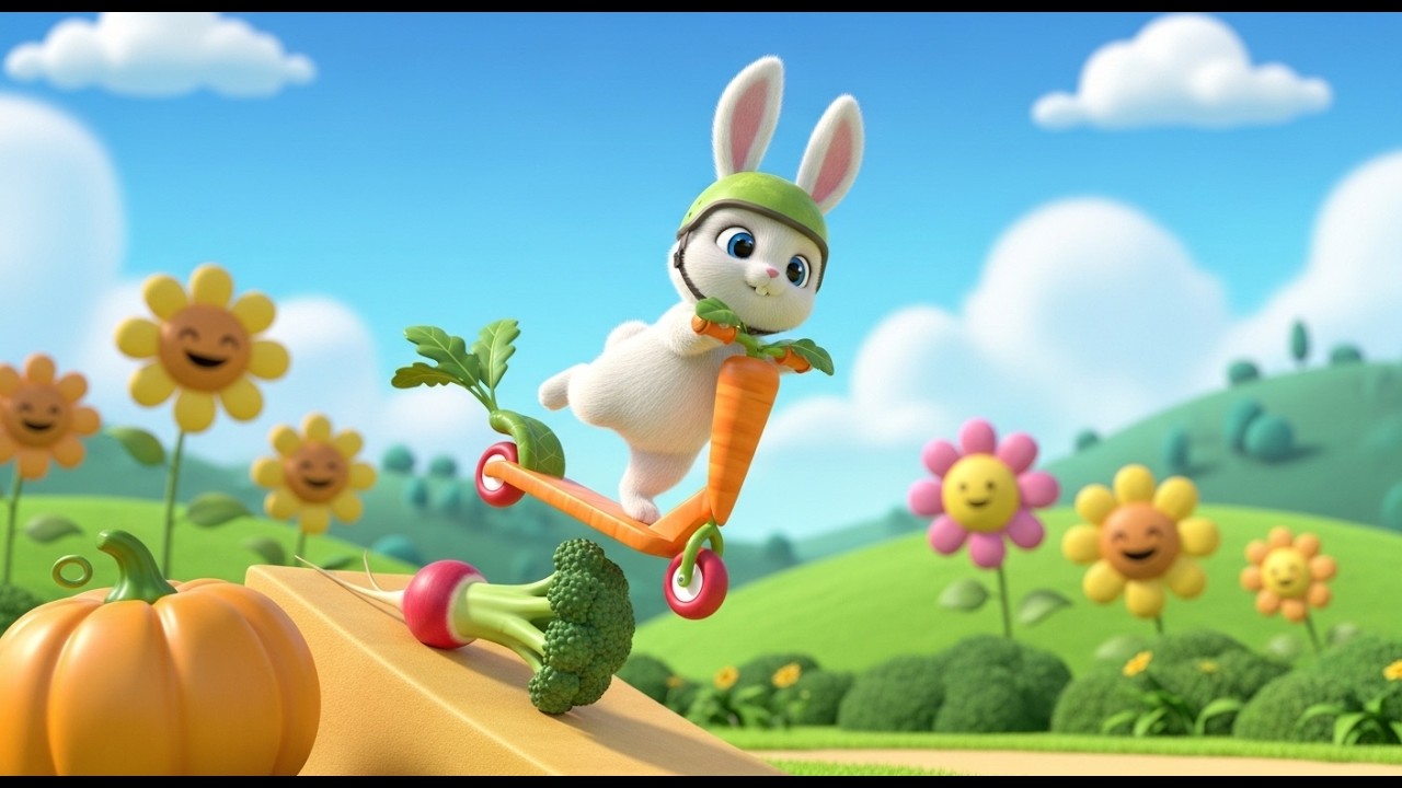 Bouncy Bunny Hop Hop Song 🐰 | Fun Kids Song | Nursery Rhymes & Toddler Dance Songs