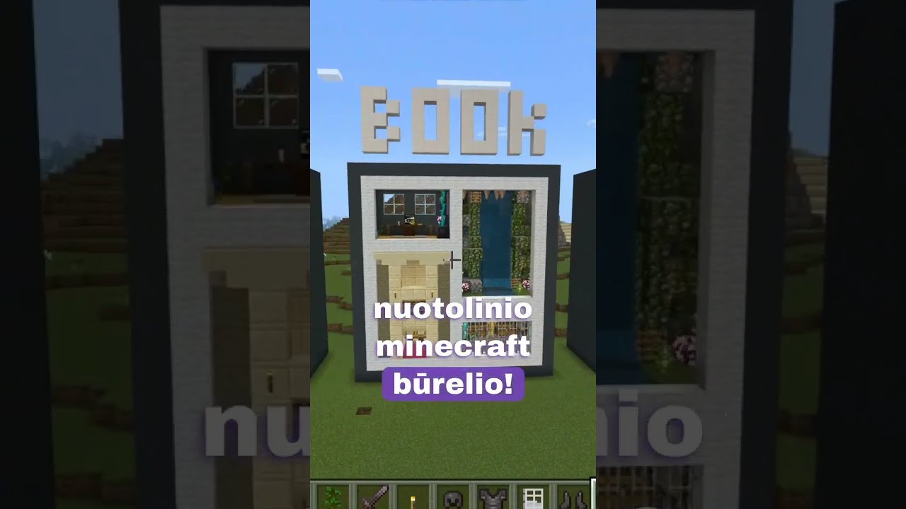 Minecraft būrelis BaltasTriu&scaron;is