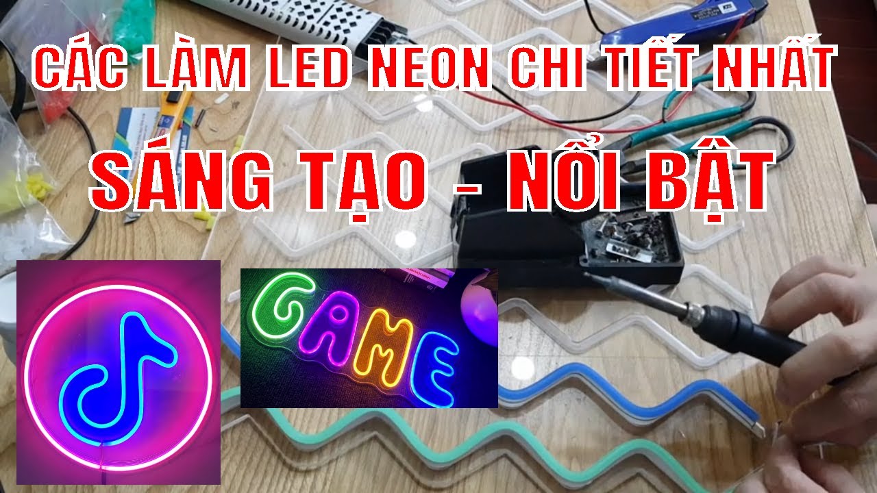 Cách làm đèn led Neon chi tiết nhất | Vinh Anh Led68