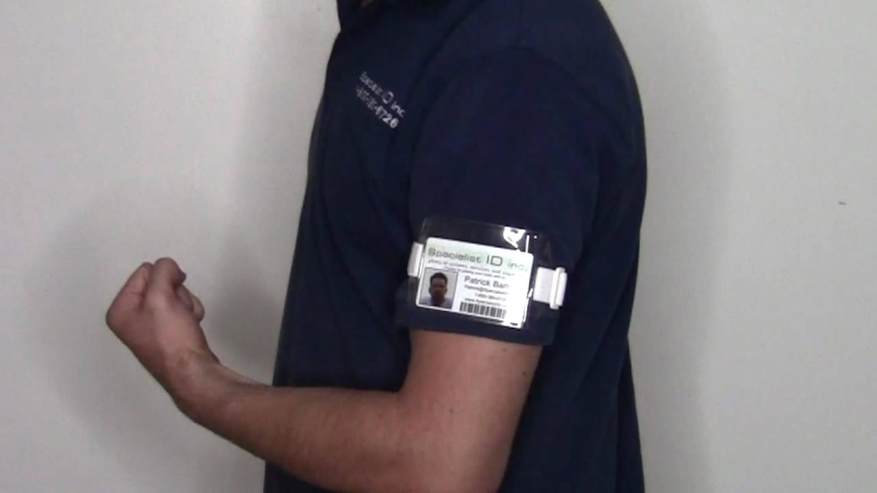 Armband ID Badge Holder by Specialist ID.