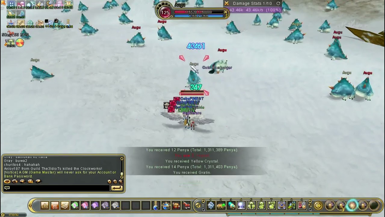 Flyff Universe level 121 Psykeeper 1v1 at Augu