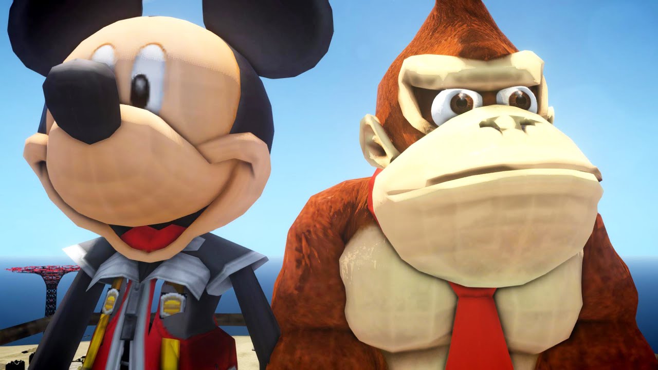 MICKEY MOUSE VS DONKEY KONG - GREAT BATTLE