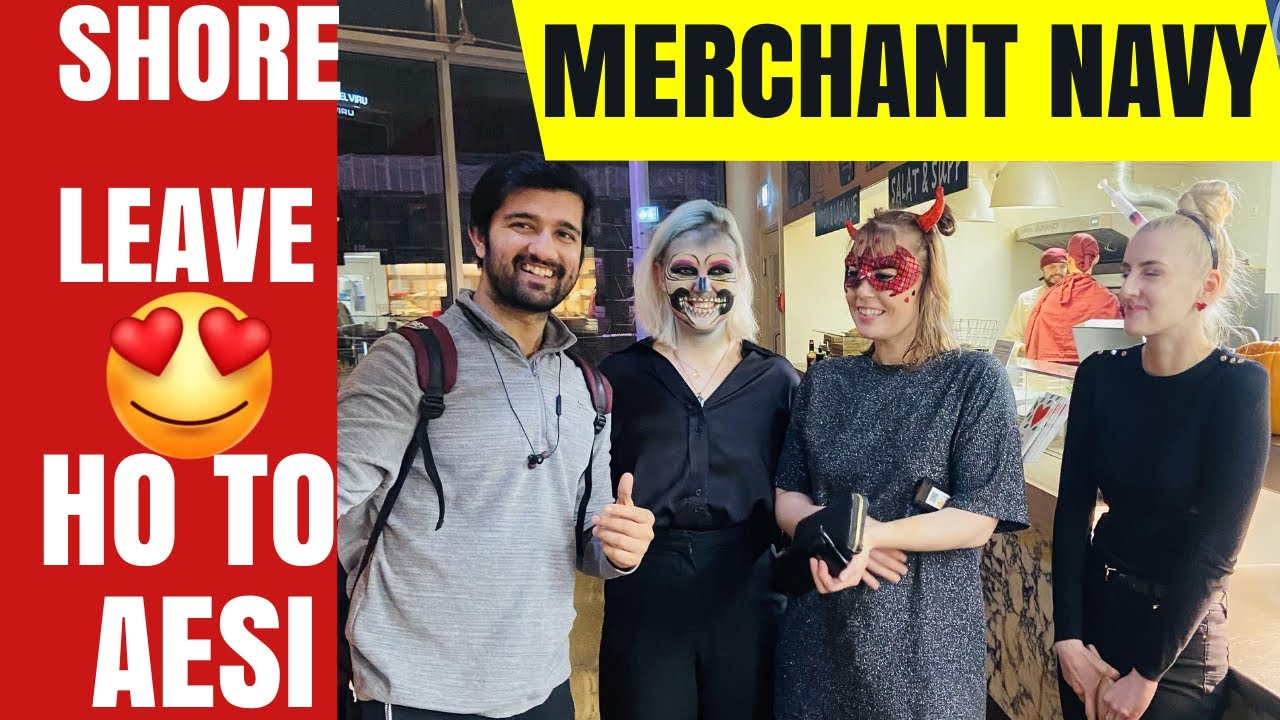 This is Why I joined Merchant Navy 😍 ⚓ | Shore leave after two months | Estonia | dilliwala sailor