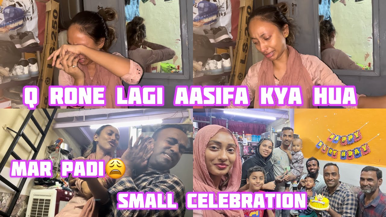 Q RO PADI😭 AASIFA | BIRTHDAY SURPRISE HUA KHARAB😡 | #shafiqueaasifa #viral #vlogger #familyvlogs