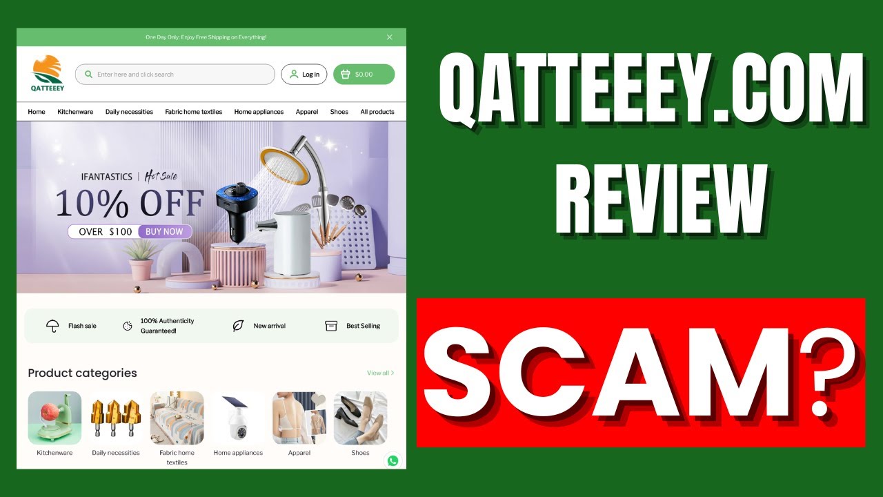Qatteeey.com Review: Scam or Legit Store? Scam Exposed!