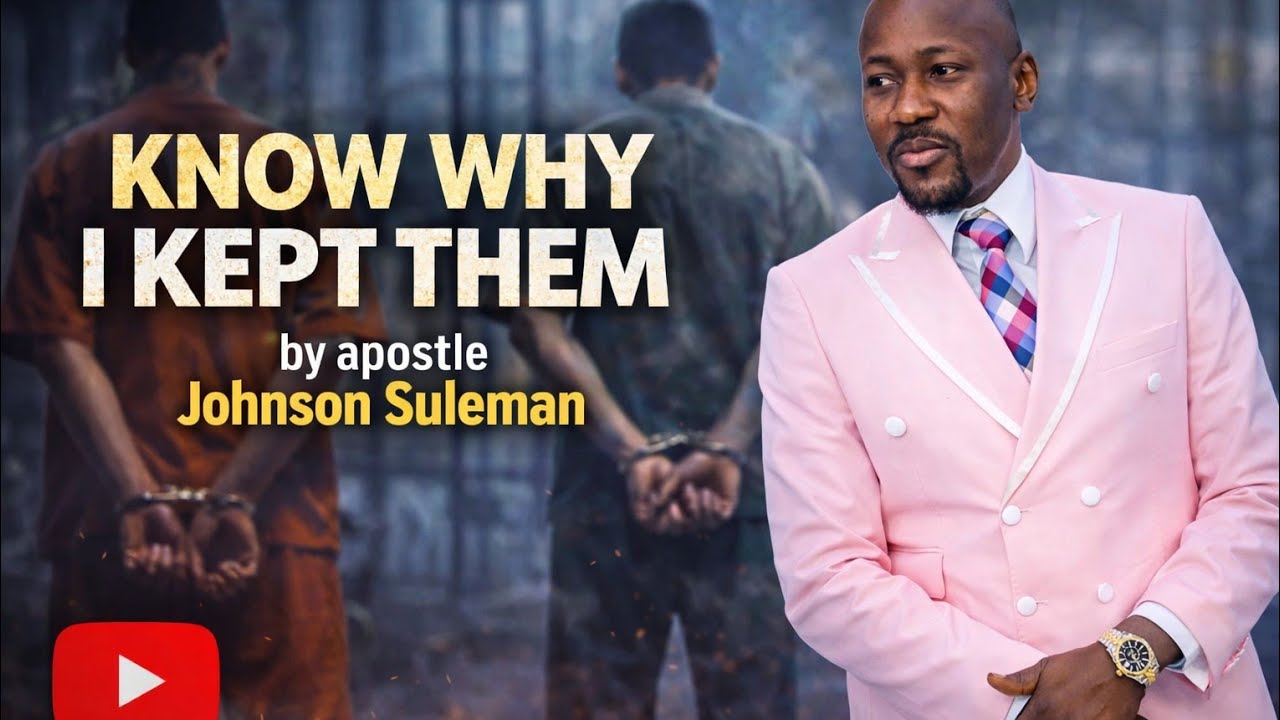 KNOW WHY I KEPT THEM//APOSTLE JOHNSON SULEMAN #apostlejohnsonsuleman #leadership #fatherhood