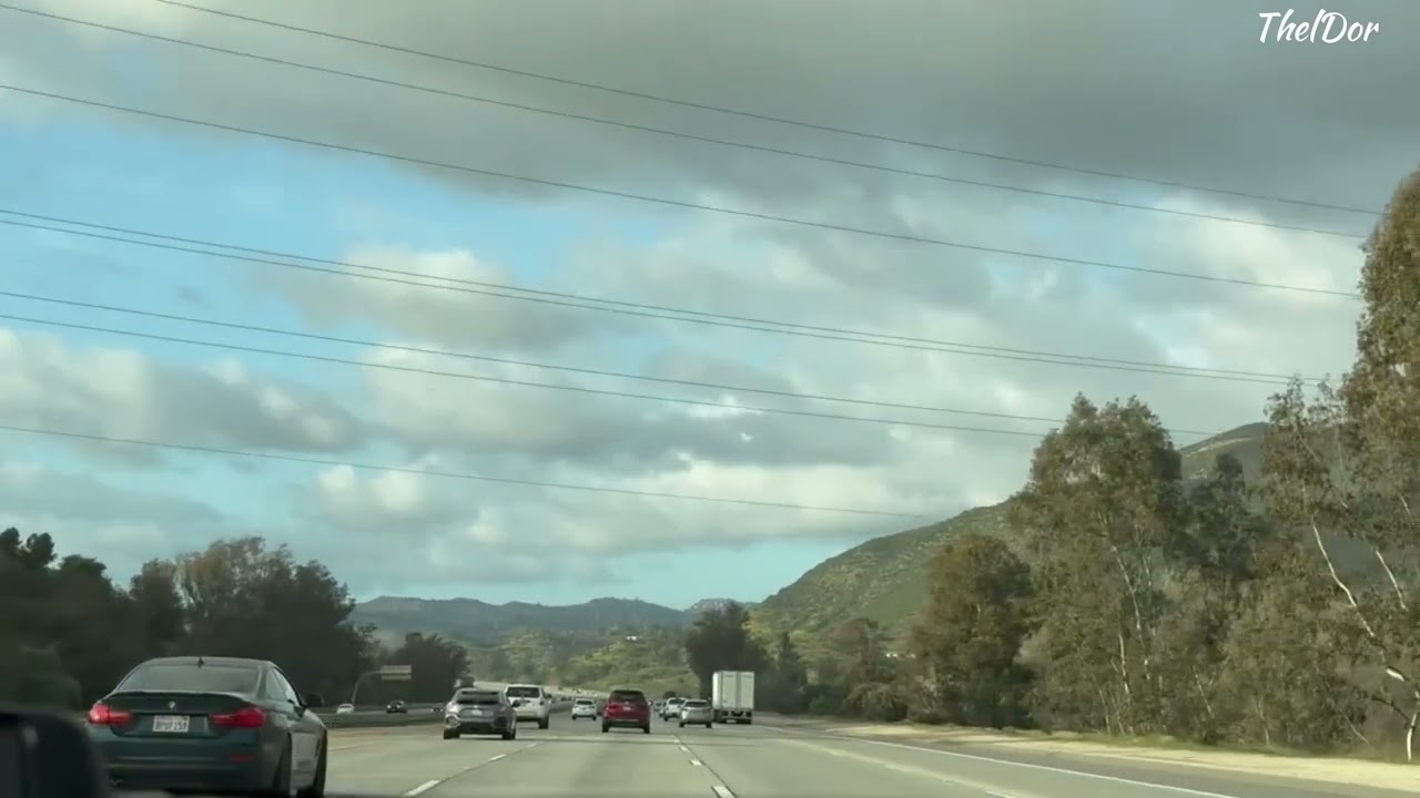 Scenic California Highway Driving: Interstate 15 North; Escondido to Temecula